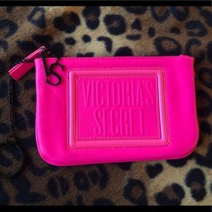 Hot Pink Victoria’s Secret Keychain Wallet